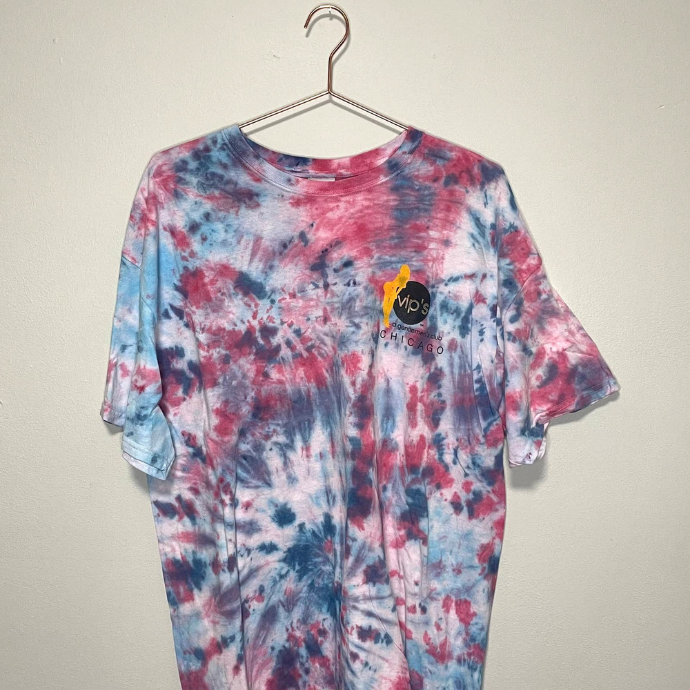 Gildan Custom Tie Dye Strip Club T-shirt XL